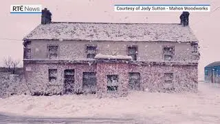Waterford village covered in sea foam after high winds