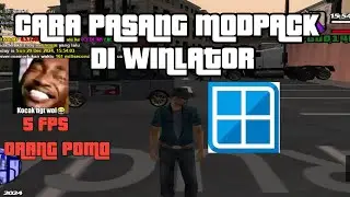CARA PASANG MODPACK GTA SAMP PC DI WINLATOD 5 FPS POMO JAWIER HYTAM KECIK | MEDIATEK DIMENSITY 920