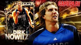 GOAT DIRK NOWITZKI GAMEPLAY!! MY FAVORITE PLAYER EVER IS THE BEST SF IN NBA 2K25 MyTEAM!!