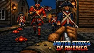American History in the style of Doom
