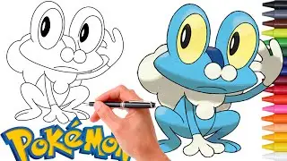 Como Desenhar o POKÉMON FROAKIE #656 | Geração 6