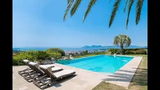 Luxury Coastal Property near Mougins with superb sea view.