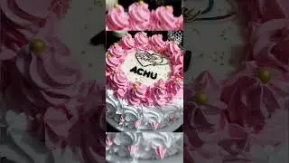 1/2 kg white forest cake #birthday cake #Happy birthday achu🥰