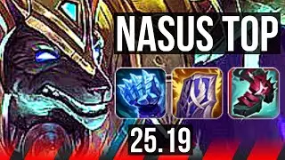 NASUS vs TRYNDAMERE (TOP) | 7 solo kills, 10/2/9, Godlike | EUW Master | 25.19