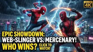 Spiderman vs Deadpool 🔥 Epic Superhero Fight | Realistic AI Battle | Full Action Movie