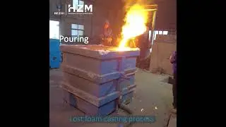 30t capacity Lost Foam Vacuum Type Casting Production Machine for Coated Sand Foundry Moulding