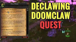 Declawing Doomclaw Quest (WoW TBC)