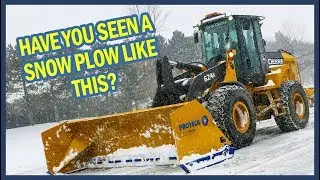 Sectional Snow Pusher For Loader and Skid Steer