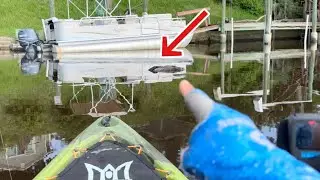 Something GROSS floated past my kayak