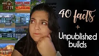 😳 My never seen before builds ft. 40 random facts about me