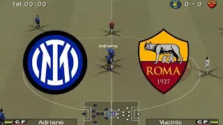 PES 2006 | Gameplay - Inter Milan vs Roma | PS2