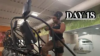 Day 18 | Cardio & Core Workout | Getting Out of My Comfort Zone + Real Talk