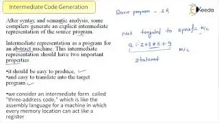 Intermediate Code Generation In Compiler Design: A Key Topic for GATE Success