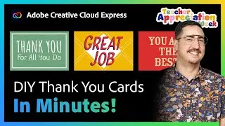 Как создать собственные благодарственные открытки | Adobe Express