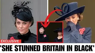 WOW! Princess Kate STUNS Britain in Secret Royal Dress & Diana&rsquo;s Jewels at Remembrance Sunday