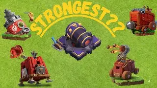 Which Siege Machine is STRONGEST vs Max Cannon in Clash of Clans? 🔥 (All Levels Tested)