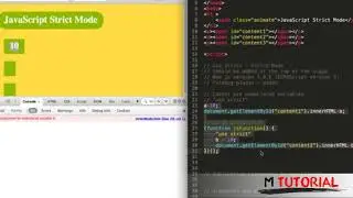 Tutorial JavaScript for beginners #41   Use Strict # M Tutorial