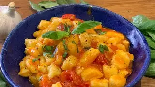 RECETTE GNOCCHIS MAISON SAUCE TOMATE BASILIC