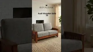Royaloak Audi Wooden Sofa Two Seater