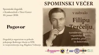 Spominski večer v zahvalo Filipu Terčelju -  Pogovor