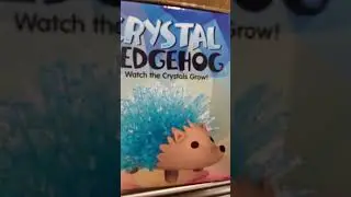 Crystal Hedgehog - Watch the Crystals Grow - $40 at Kohl's