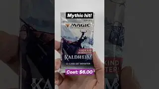 Mythical! MTG Kaldheim set booster ASMR opening #mtg #unboxing