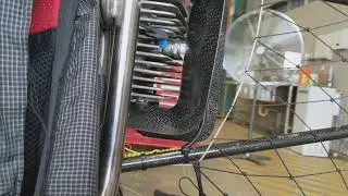 Custom carbon shroud for Air Conception Hybrid 130