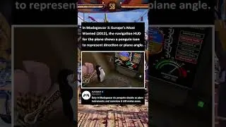 In Madagascar 3: Europe&rsquo;s Most Wanted (2012), the navigation HUD for the plane shows a penguin icon