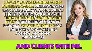 My Father Justified Paying My Brothers Double My Salary — I Quit And He Instantly Regretted It