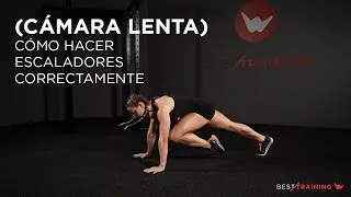 (C&aacute;mara lenta) C&oacute;mo hacer escaladores ejercicio