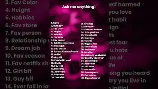 #qna #askmeanything #trending #fyp #cute