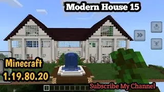 Modern House 15 Minecraft 1.19.80.20 Download apk Minecraft House Tutorial Minecraf Survival House