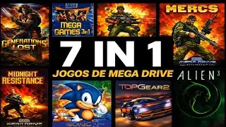Criei cart 7 em 1, Sega Genesis!💪
