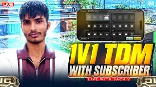 1v1 TDM with Subscribes @Livewithsachiv #1v1 #1v1tdm #bgmi #pubg #pubgm #facecam #gaming #120fps