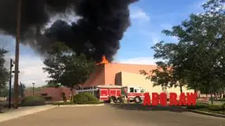 Taylor Ranch Community Center Albuquerque Building Fire   ABQ RAW