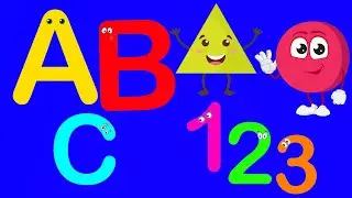 Learn ABC, 123 , Colors And Shapes | Kids Basic Learning For 3 Year Olds | 