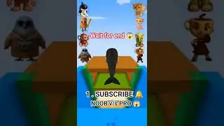 Noob FAILED ❌ Pro WON 🏆 | Sky Jump Squid Game vs Brainrot #shorts #viral #kpop