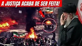🔥COLAPSO TOTAL NO IR&Atilde;: Com a evacua&ccedil;&atilde;o de Teer&atilde;, os mul&aacute;s de Hamaney fogem! O regime perdeu!