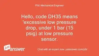 What does error code CH35 on a LG mini split system mean?