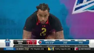 Dakota Allen NFL Combine: Highlights | 2019