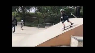 Shreddin  it up   Mike Fox Skate Park, Santa Cruz