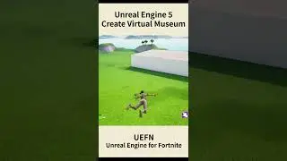 【UEFN】Unreal Engine for Fortnite：Creating Virtual Museum (Unreal Engine 5) #shorts #ue5 #uefn