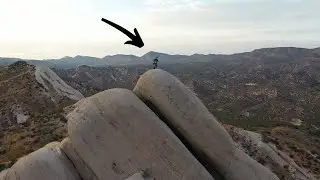 Riding to the top of Mormon Rocks