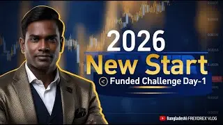 2026 New Year New Challenge 🎯 | Funded Account Day-1 | CRT Live Trade London Session 🔥