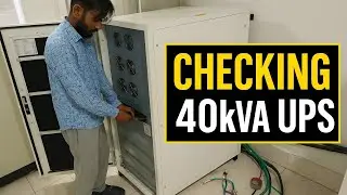 40kVA UPS Fault Diagnosis | Burned Board, Fuse Check & Battery Disconnection
