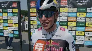 Laurence Pithie - Interview at the start - Stage 2 - Crit&eacute;rium du Dauphin&eacute; 2025