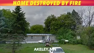 Fire Destroys Home In Akeley, Minnesota