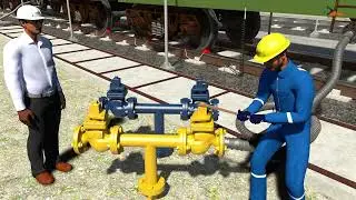 Safety Animation of Railway Wagon - Oil Terminals - Workplace Safety Animation
