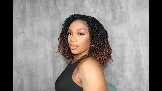 Youngther yanky twist crochet hair,12inch 1B/4/30 color!