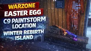 WARZONE EASTER EGG C9 PAINTSTORM LOCATION WINTER REBIRTH ISLAND BLACK OPS 7 #bo7 #blackops7